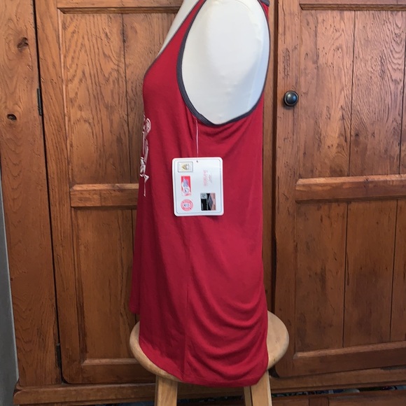 🆕TROY TROJANS⚔️Maroon & White Tank♥️Ladies Small - Picture 2 of 9